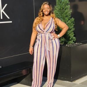 Fashion Nova Ellery Plisse Jumpsuit